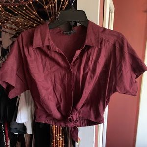 Cropped blouse